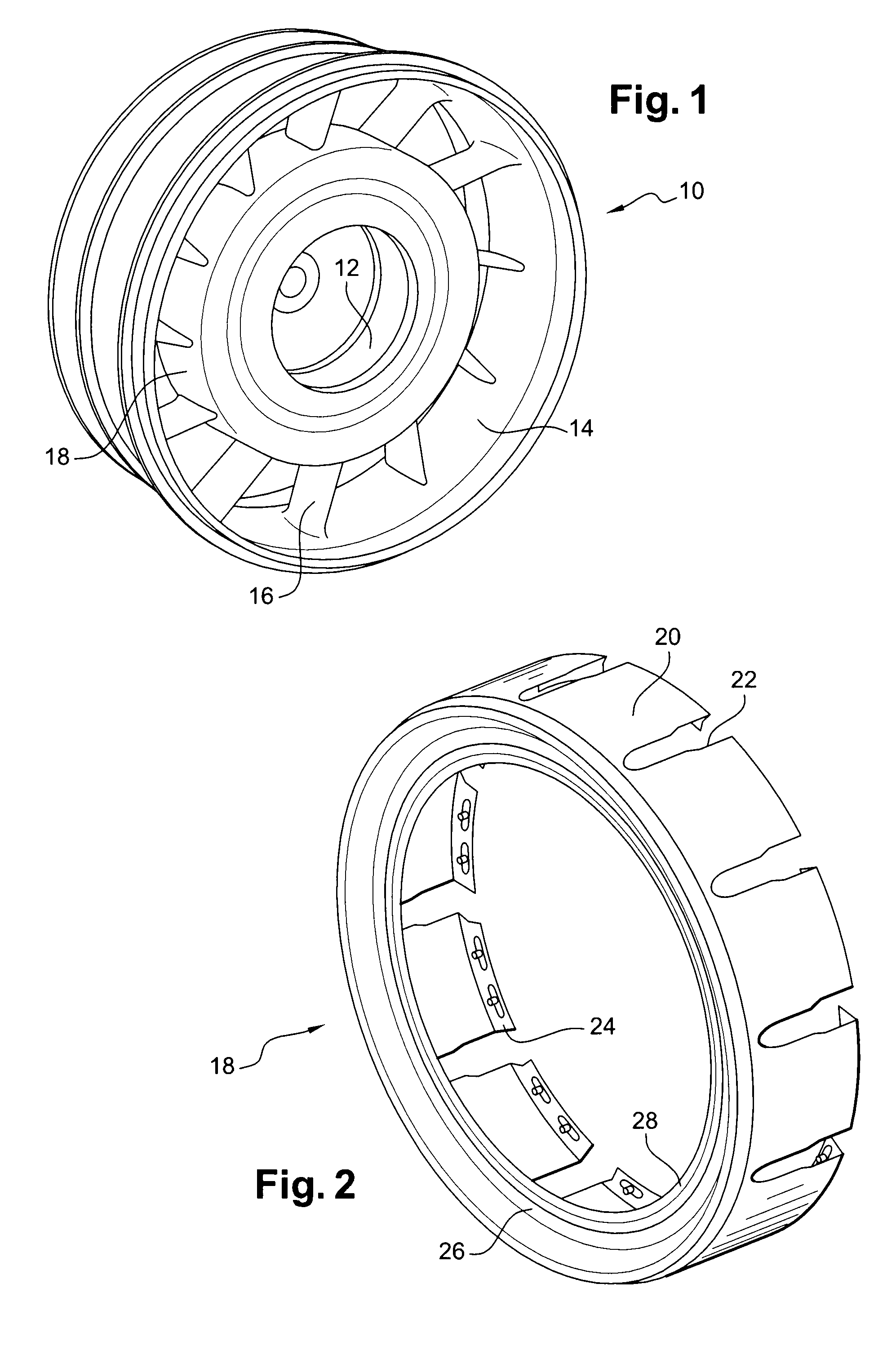 Sealing a hub cavity of an exhaust casing in a turbomachine
