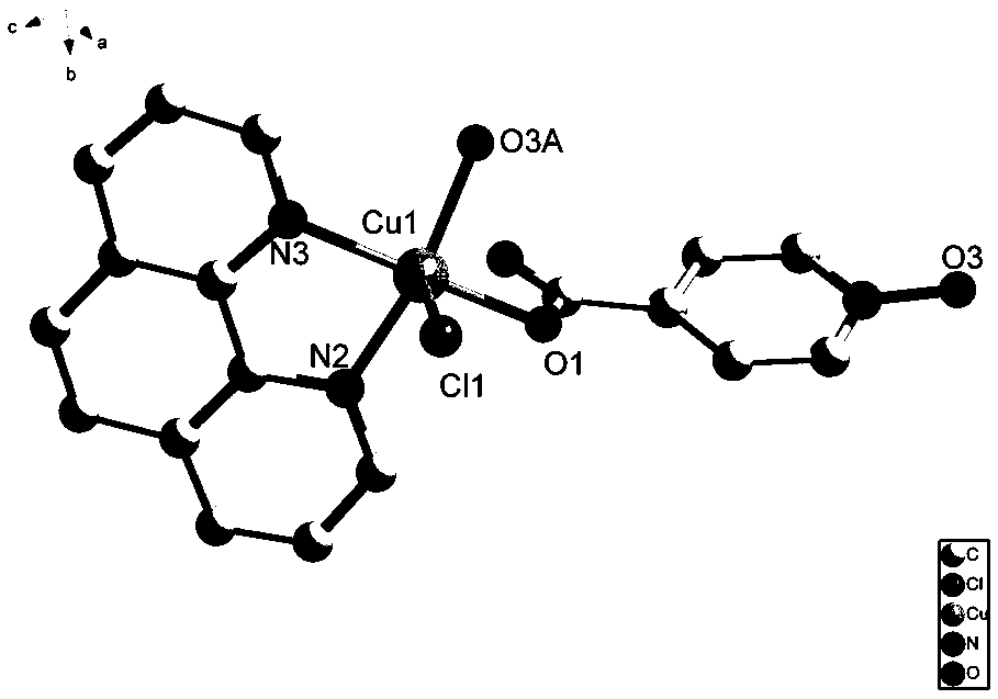 Copper coordination polymer containing nitrogen oxidation functional group as well as preparation method and application of copper coordination polymer