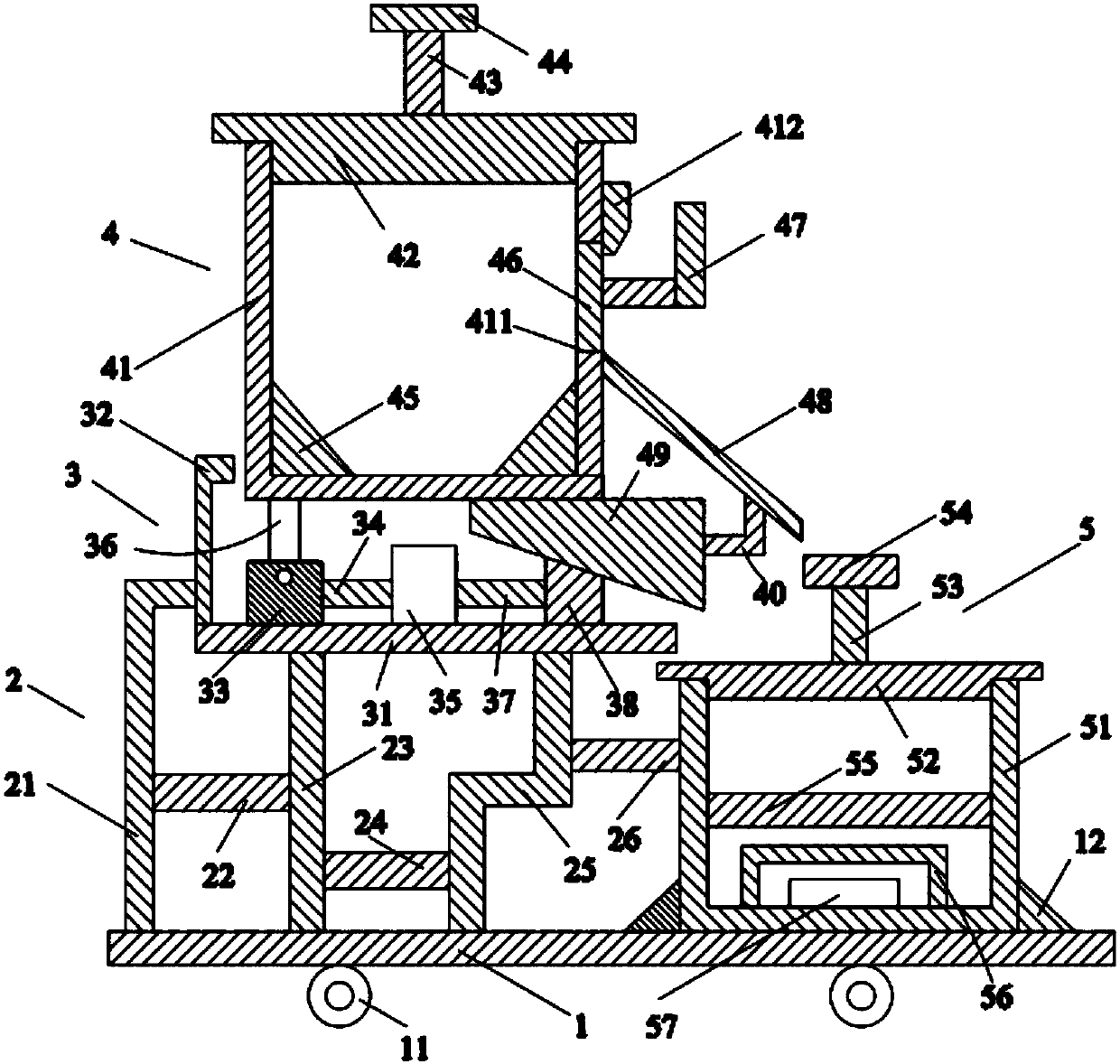 An ophthalmic medical tool cleaning and drying device