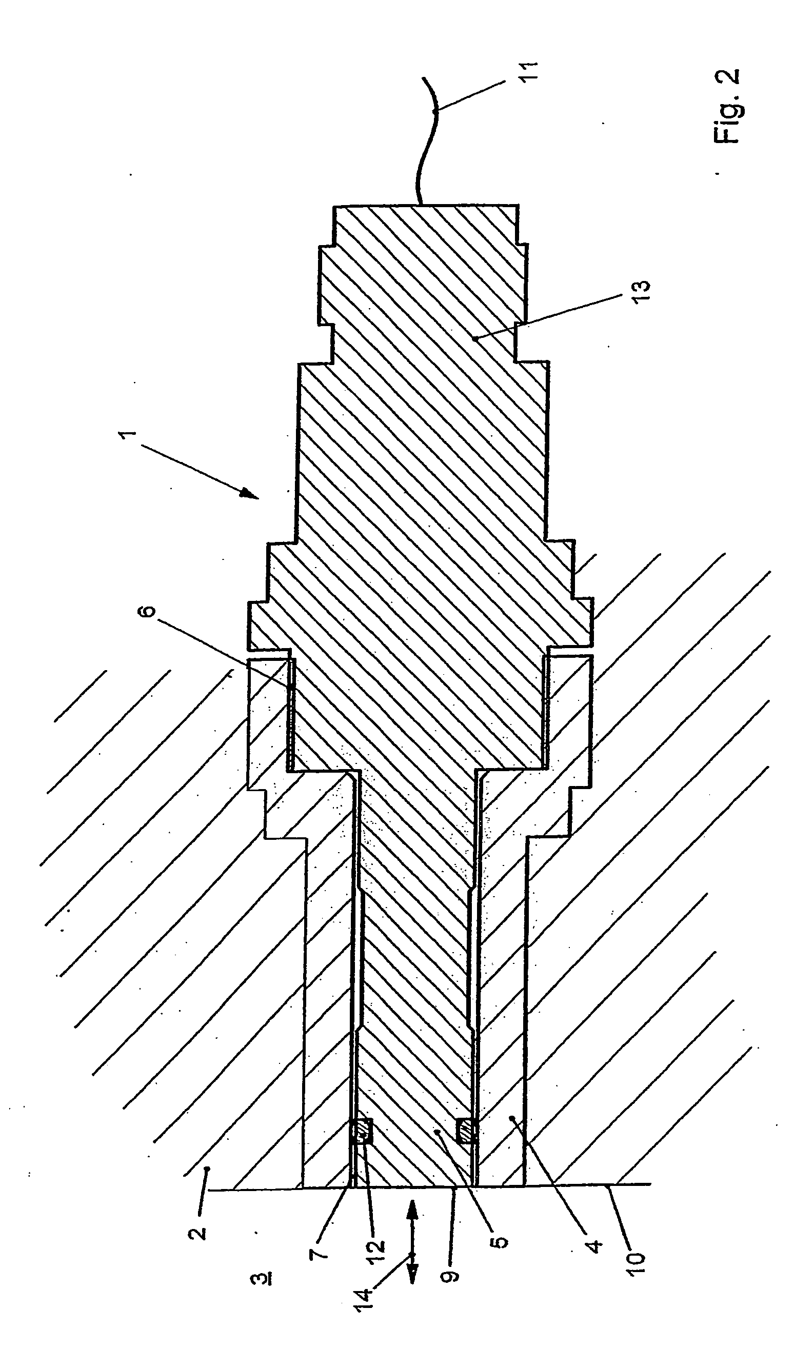 Method for operating a tool shaft