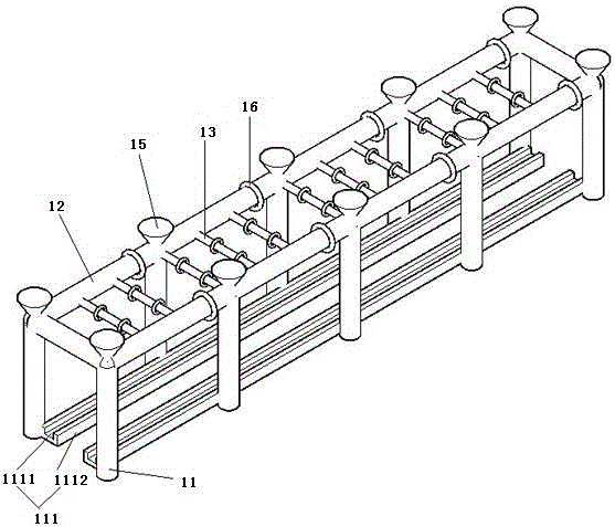 Picking-and-transporting-convenient grape planting method