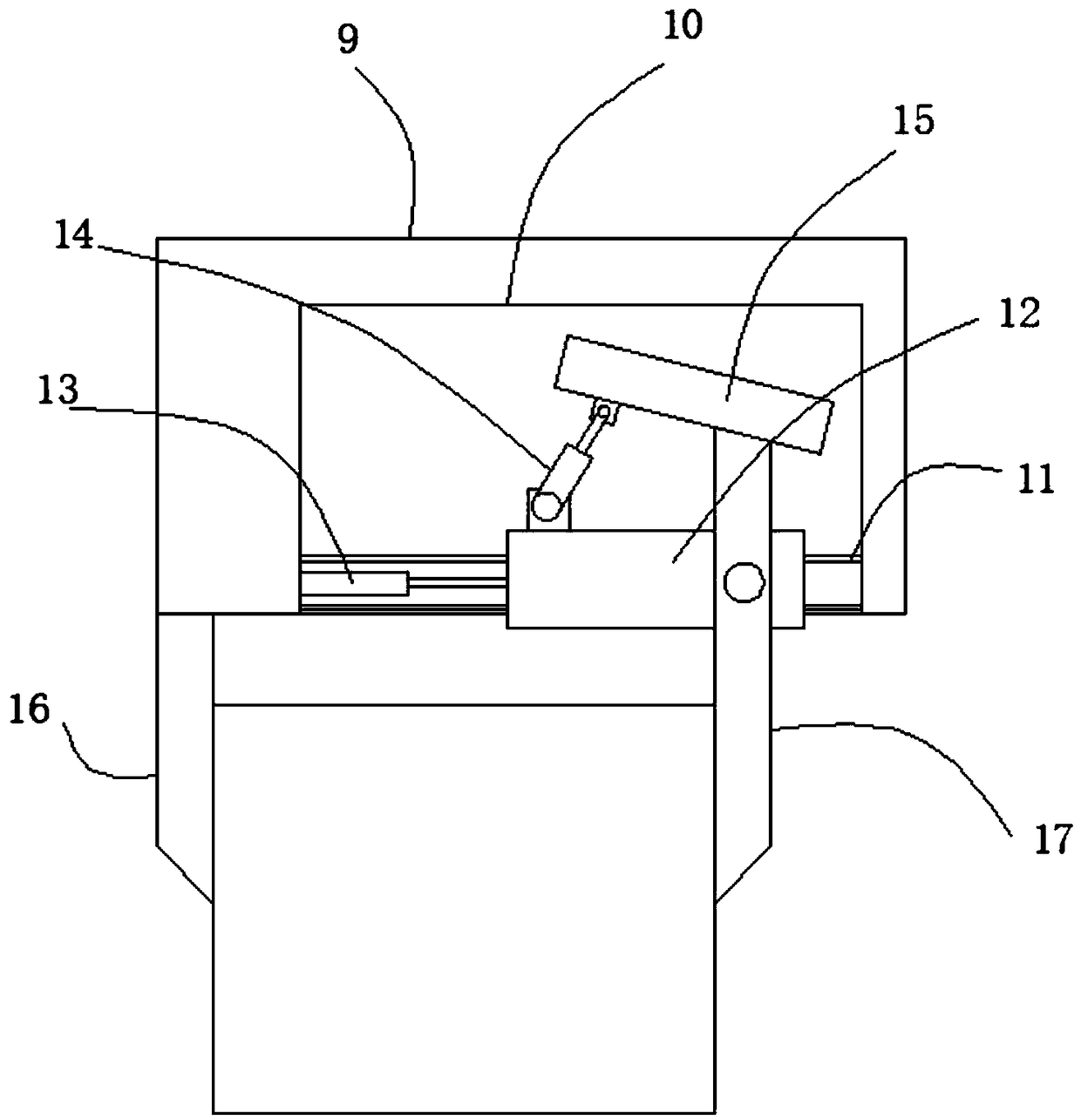 Mechanism for mounting pesticide box of pesticide spraying unmanned aerial vehicle