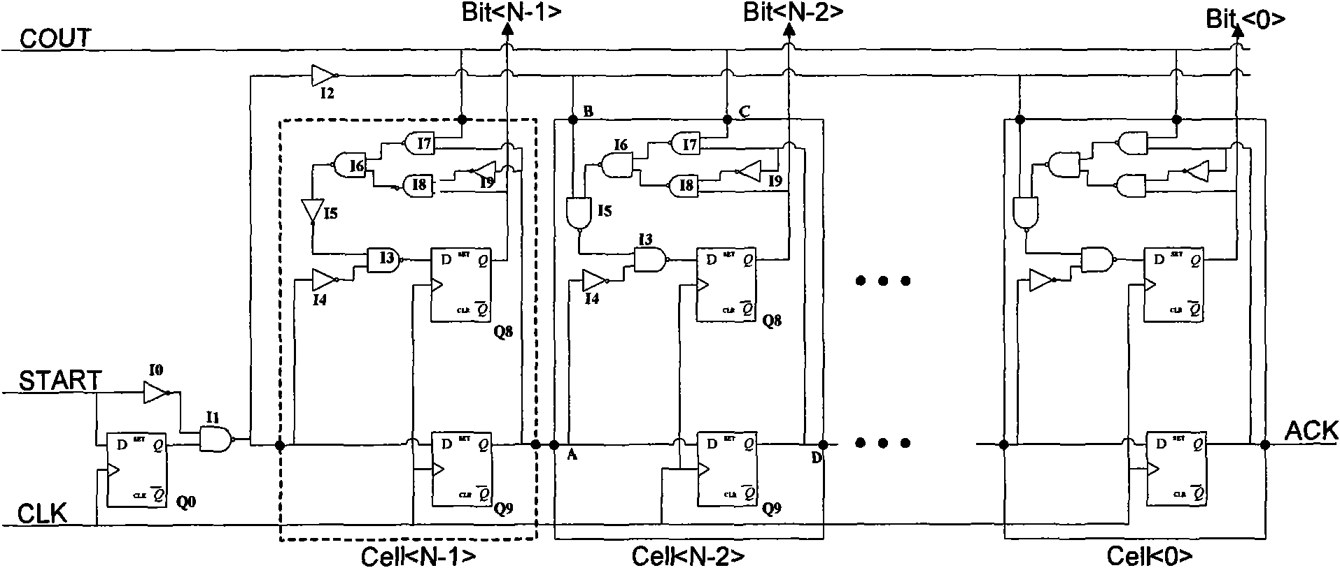 Control logical circuit and successive approximation analog-to-digital converter