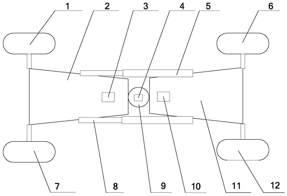 A kind of articulated steering distributed electric drive steering control method, system and loader