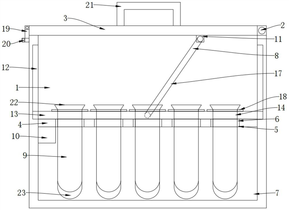 Ice bath box for molecular diagnosis laboratory