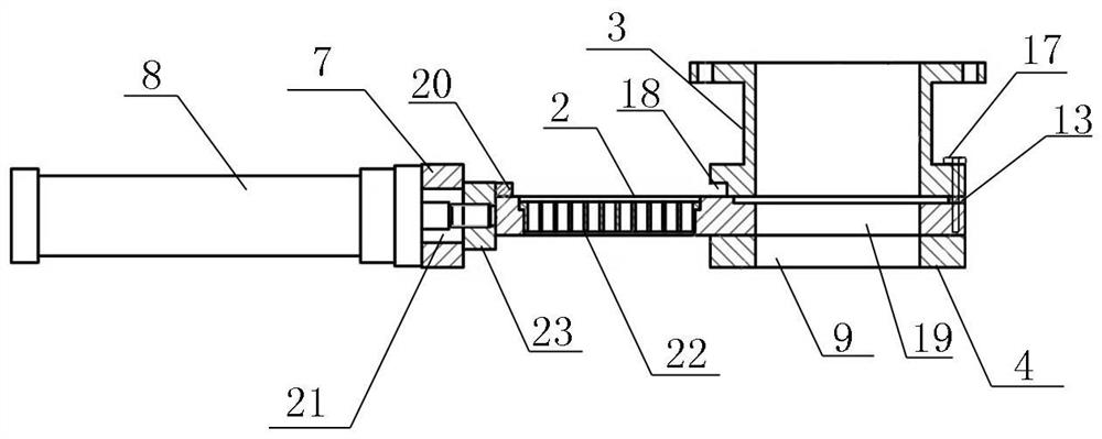 Plastic pre-extrusion machine die structure and operation method thereof
