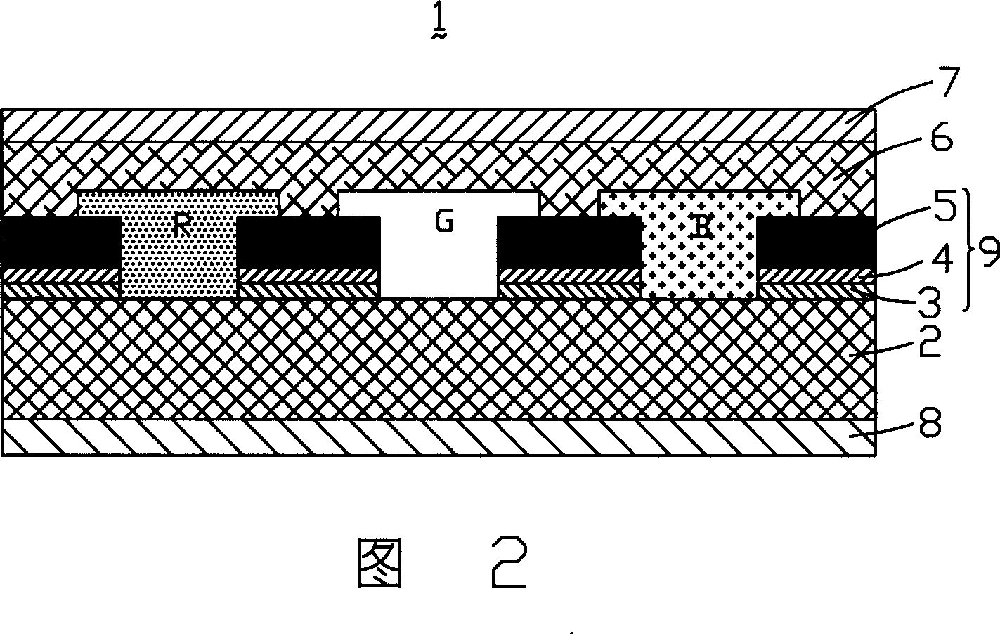 Colorful filter and its production method, liquid crystal display and its production method