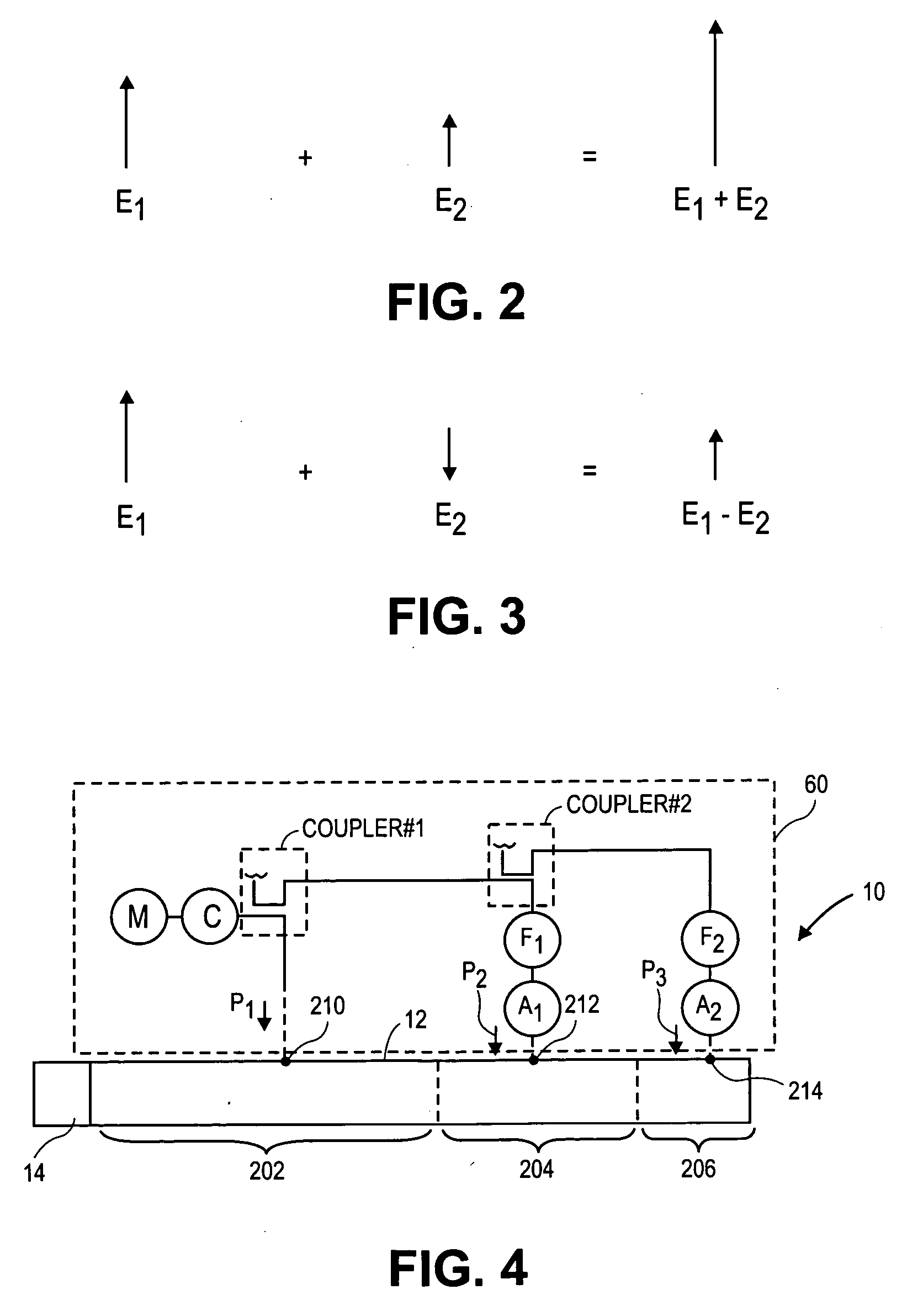 Standing wave particle beam accelerator having a plurality of power inputs