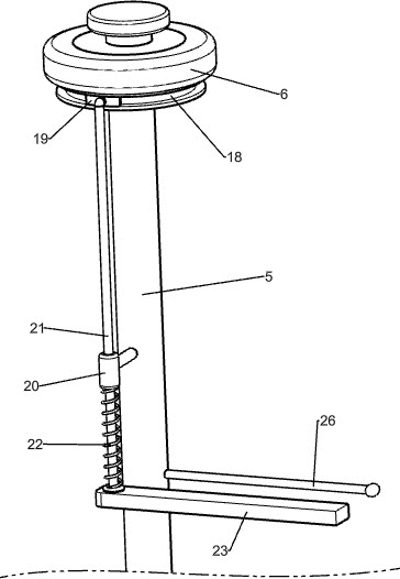 Quantitative feeding device for animal husbandry