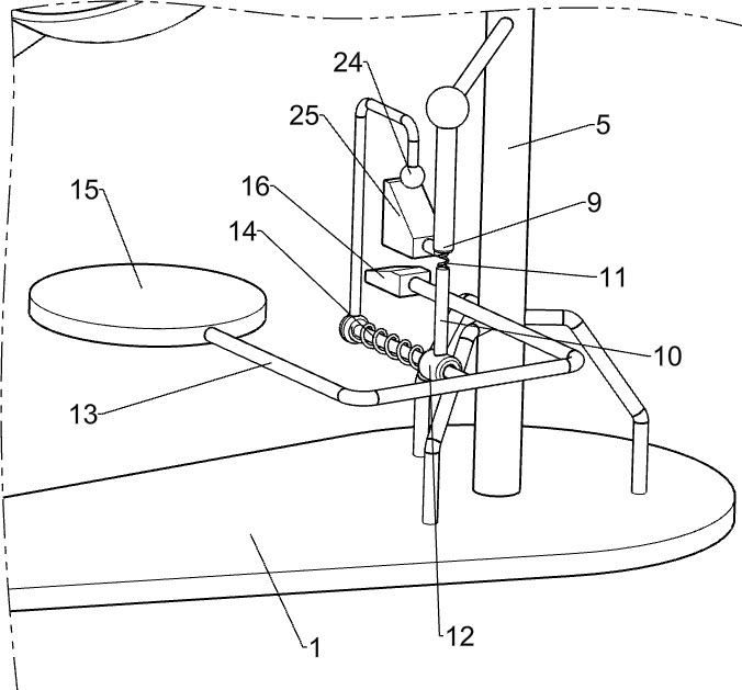 Quantitative feeding device for animal husbandry