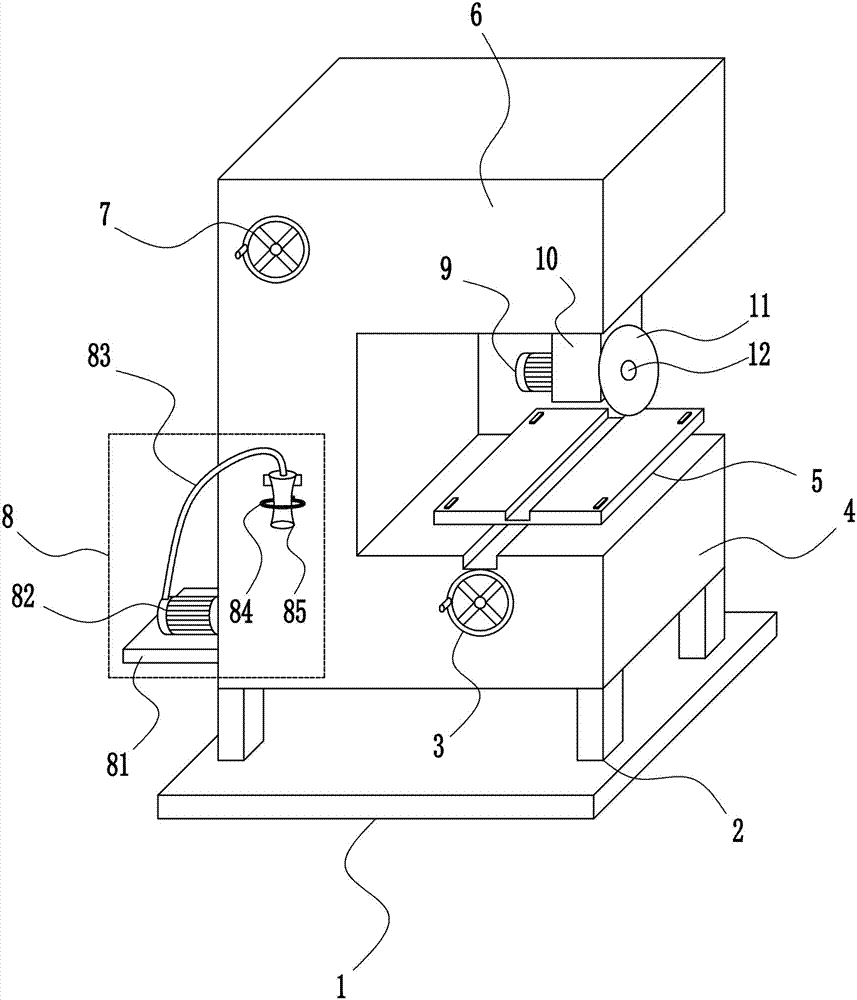Cutting device for electronic product packaging carton