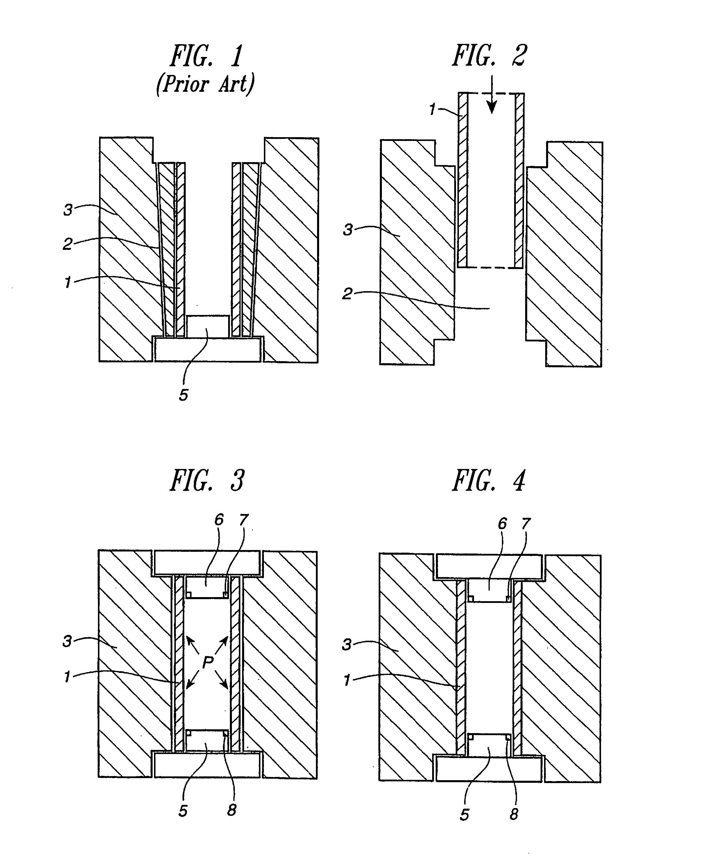 Device and method for a high pressure press