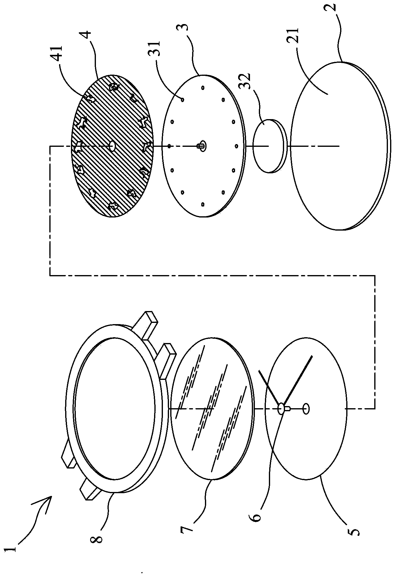 Time telling method with time sequence totems used for displaying time and timer