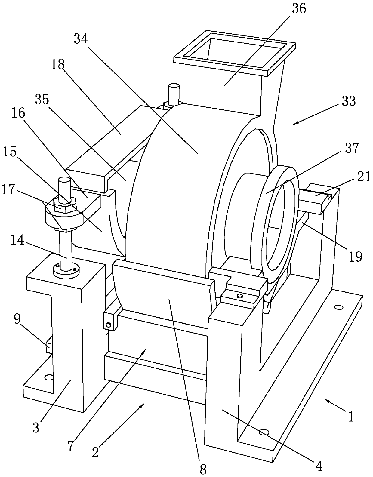 Mounting rack for integrated cooker fan and mounting method of mounting rack