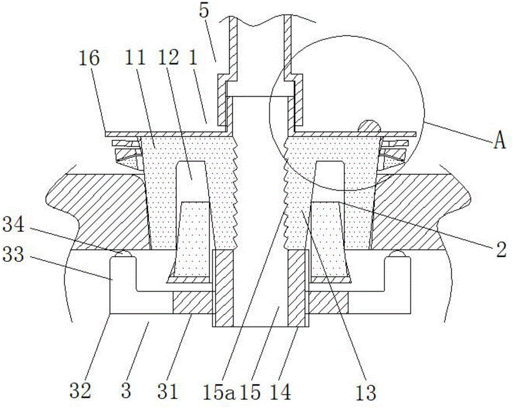 Antenna installation hole sealing plug for power system and using method thereof
