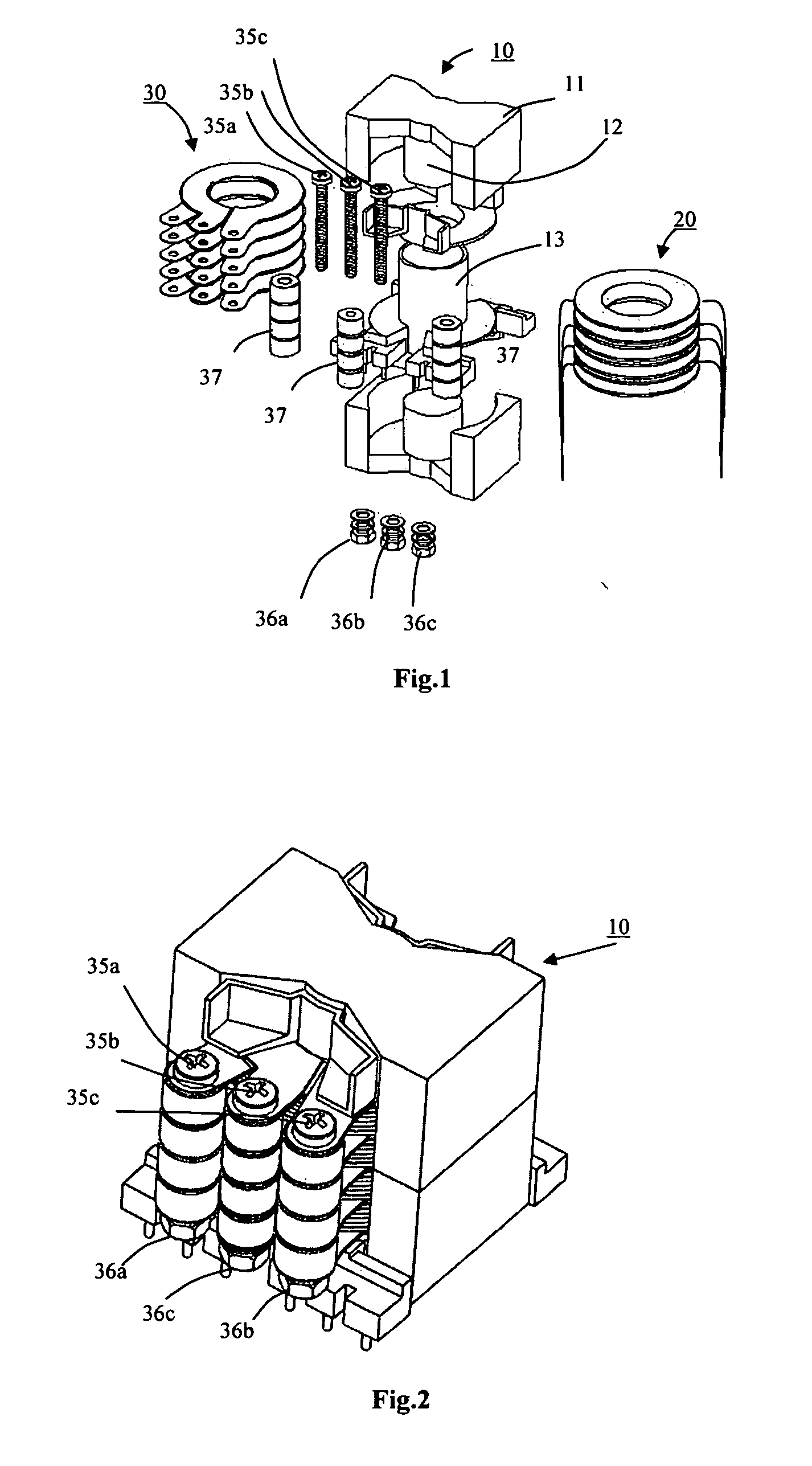 High-current electrical coil, and transformer construction including same