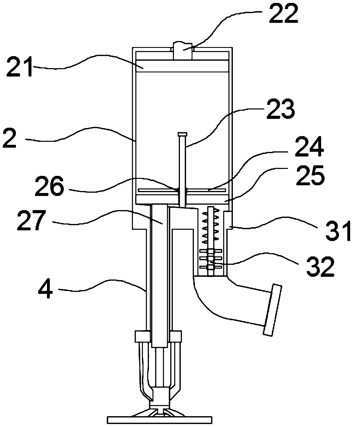 Smashing pipe device for building wood board production and machining equipment