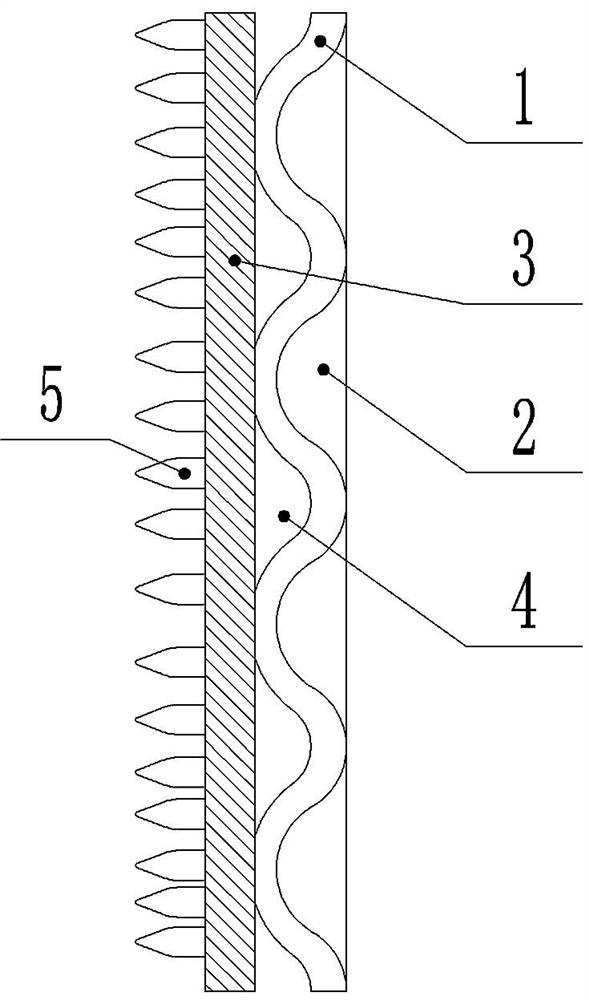 Novel polyethylene core-spun yarn foot pad