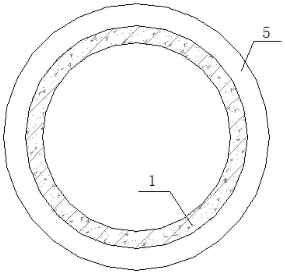 Pipe-jacking hole-entering sealing ring beam structure