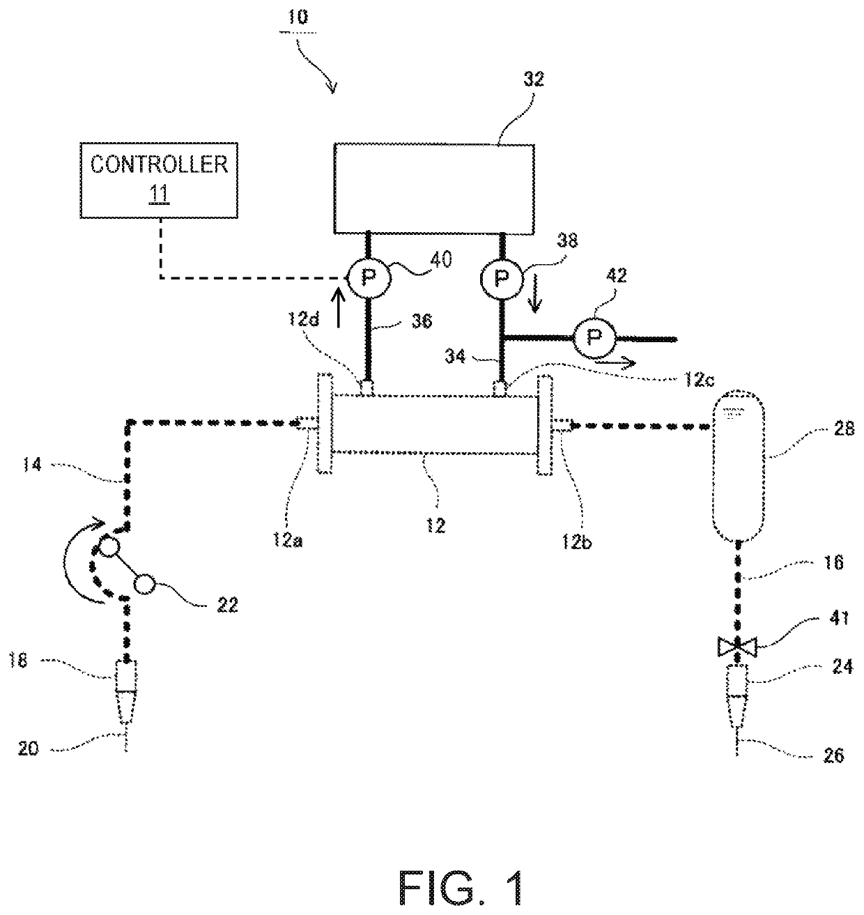 Blood purification device and priming method