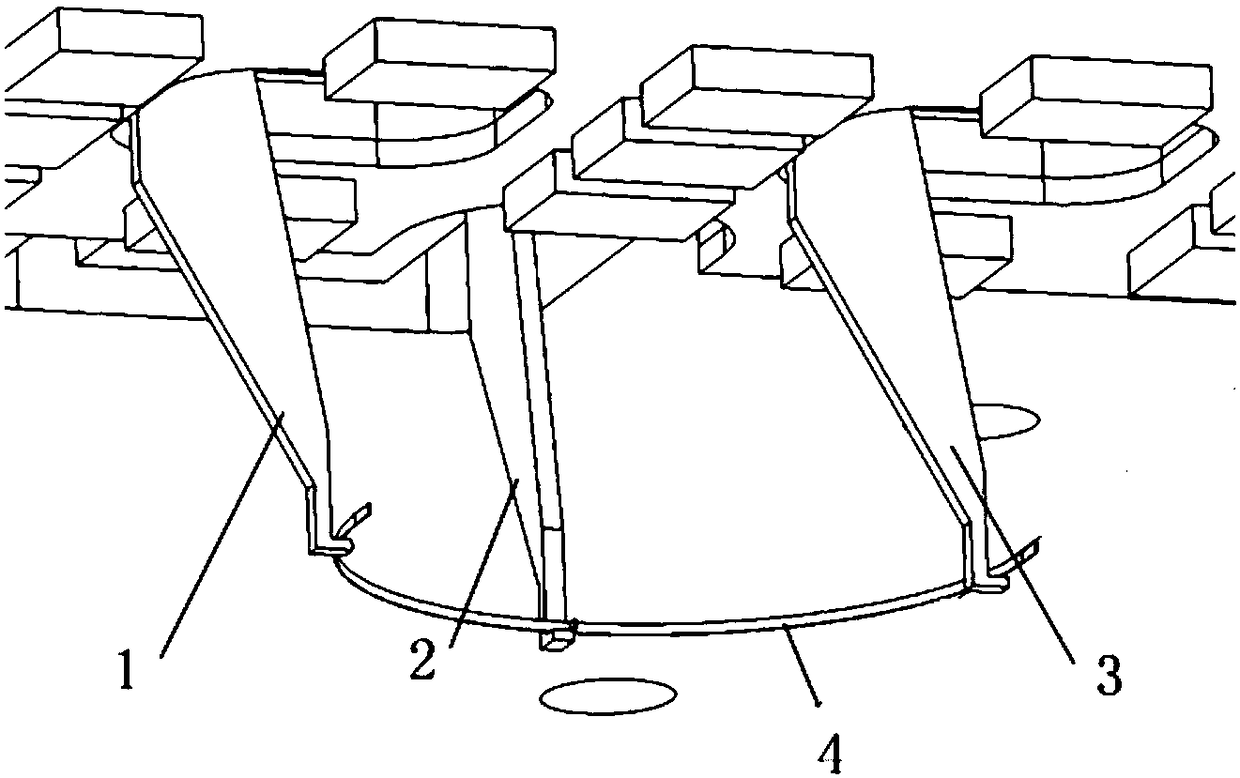 Electric conduction hairspring stress-free operating device