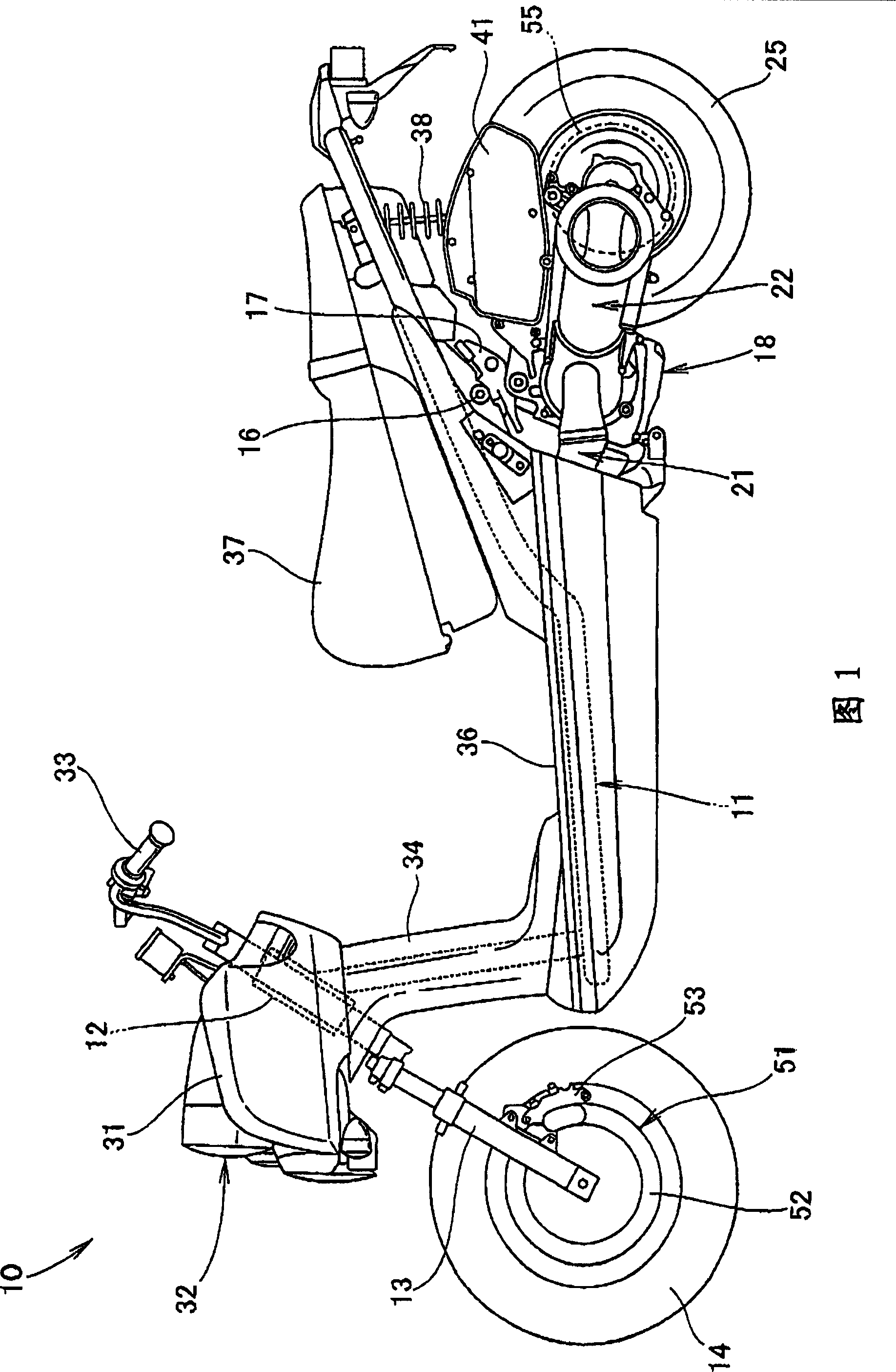 Braking device for vehicle