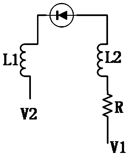Differential feed dual-polarization direction diagram reconfigurable antenna
