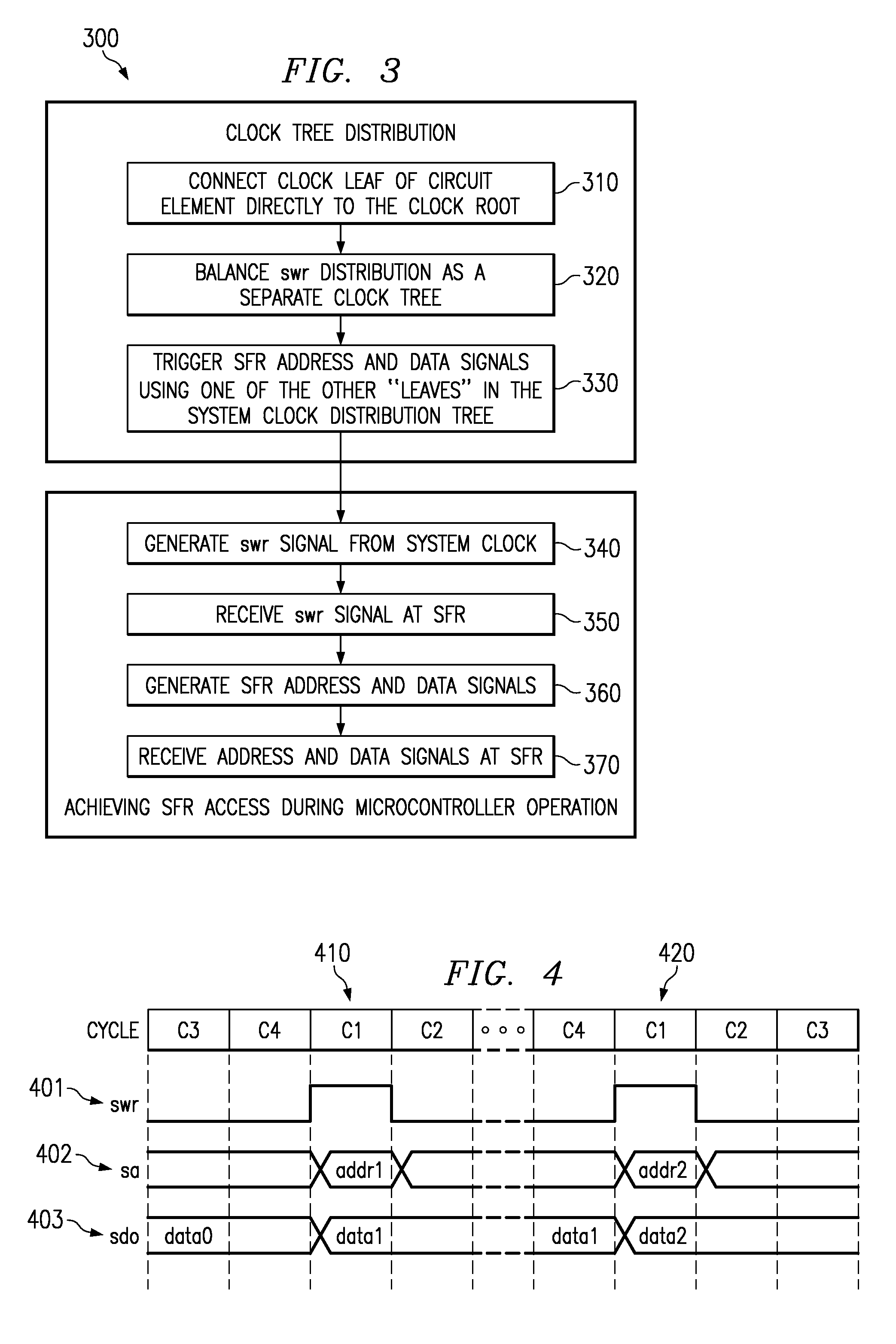 System and method for providing a write strobe signal to a receiving element before both an address and data signal