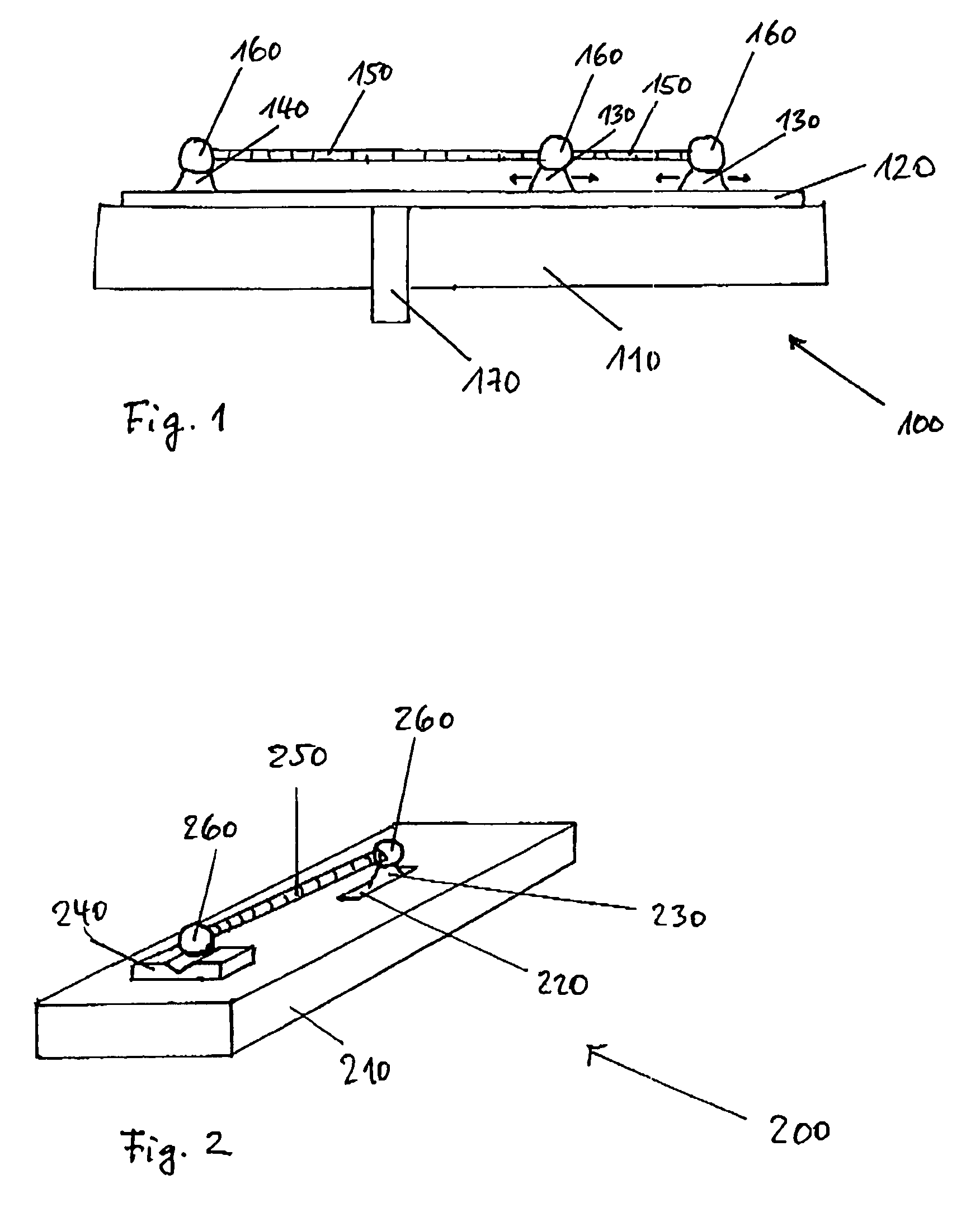 Variable test object and holder for variable test objects