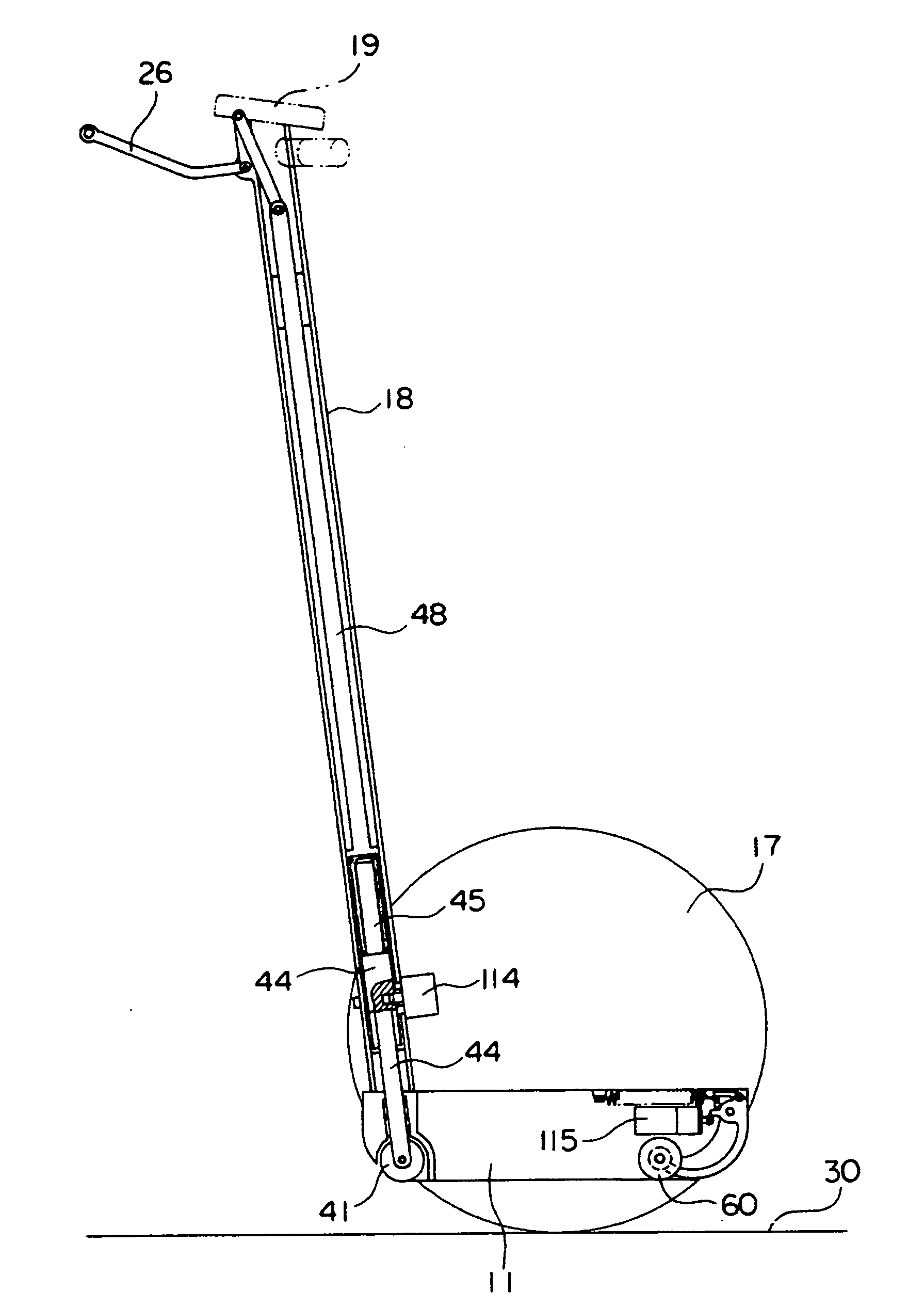 Two-wheeled vehicle and chassis braking system