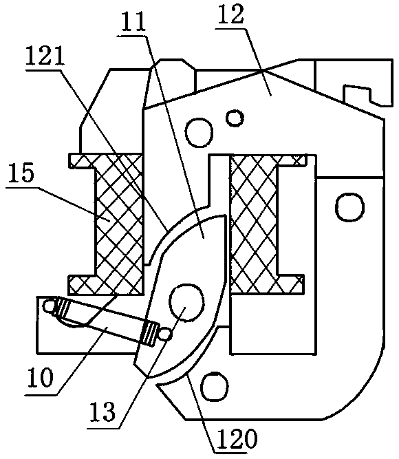 Lock catch system and breaker operating mechanism