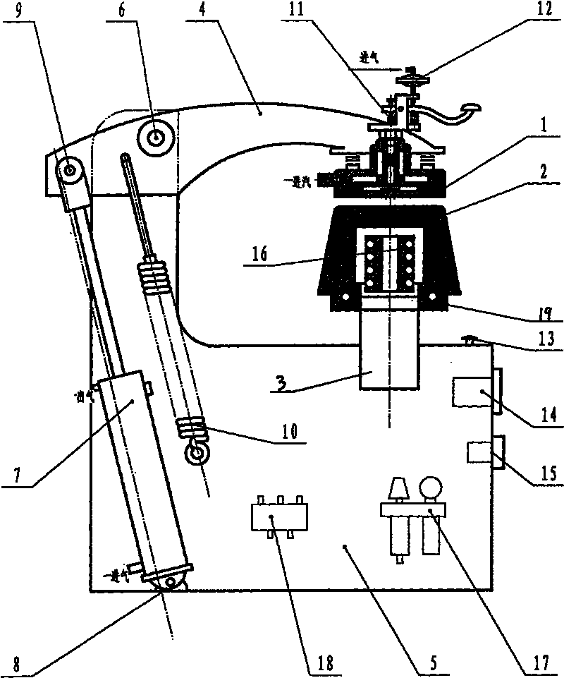 Tufting hat ironing machine