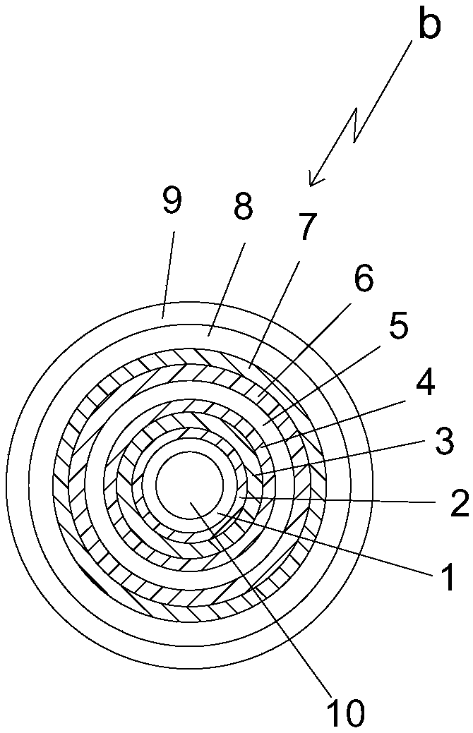 Superconducting graphene composite cable