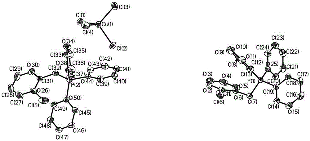 Novel composite phosphonium salt as well as preparation method and antibacterial application thereof