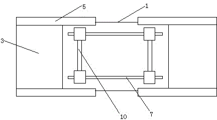 Computer desk in adjustable size