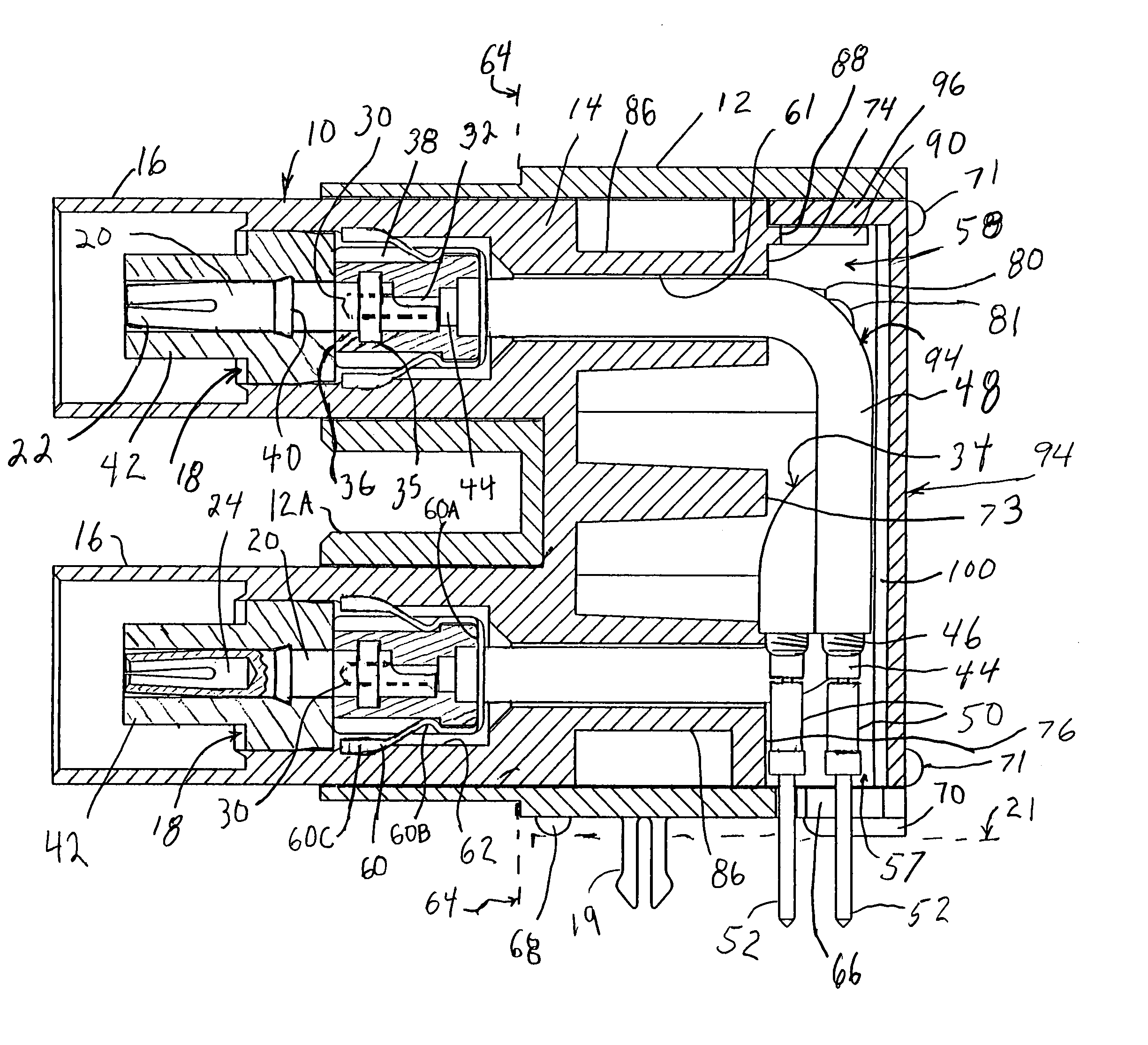 Connector assembly and assembly method