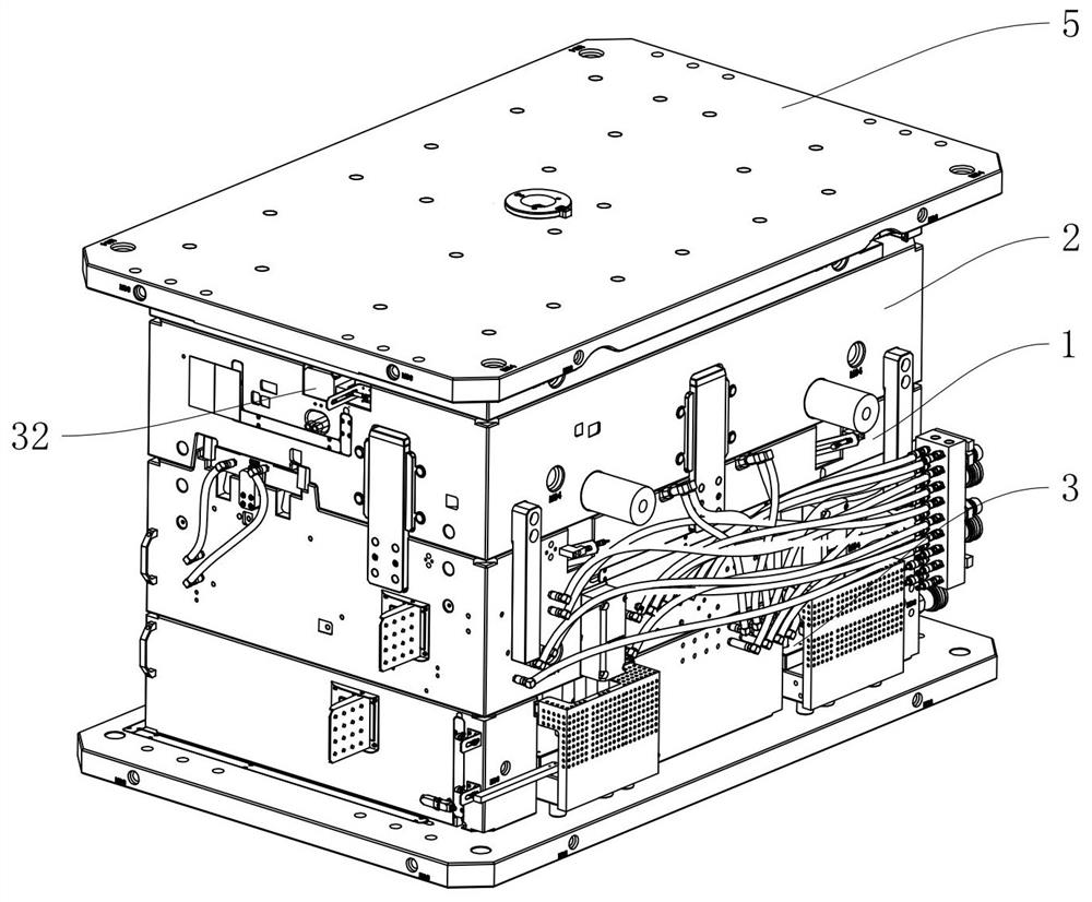 An injection mold for instrument panel
