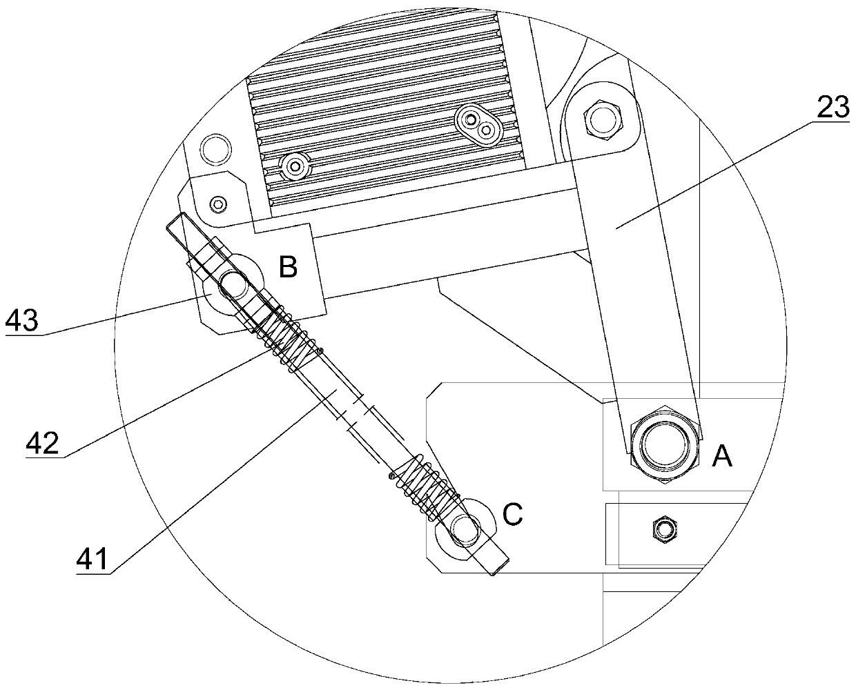 Mounting equipment for machine-room-less elevator