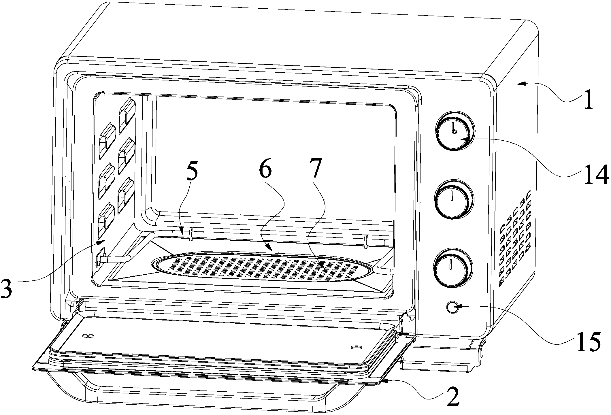 Steaming oven without water tank