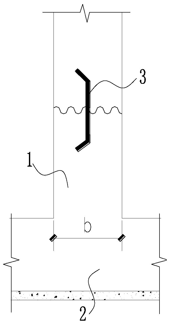 Construction method of integrally poured building room