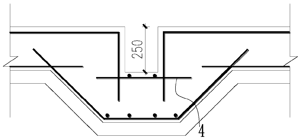 Construction method of integrally poured building room