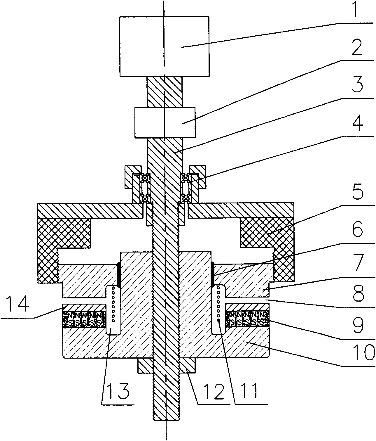 Method and device for testing magnetic viscosity of magnetic liquid