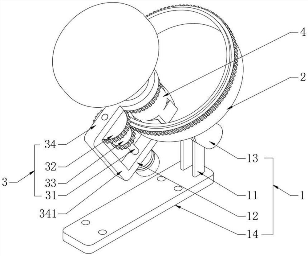 Shaftless organic fertilizer mixing device for animal husbandry