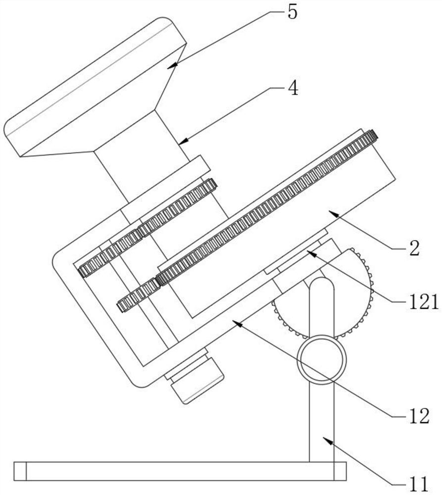 Shaftless organic fertilizer mixing device for animal husbandry