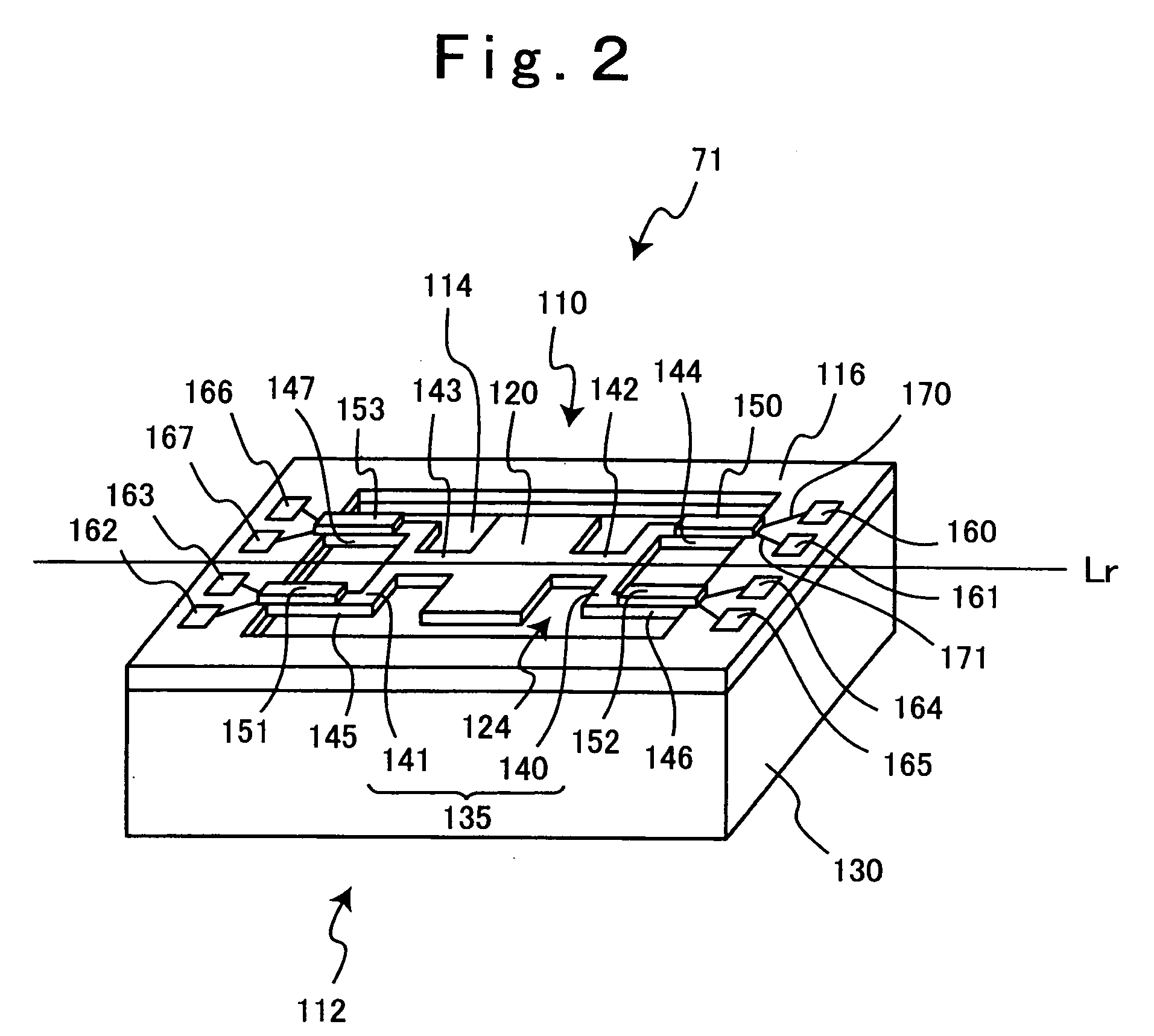Optical scanning device, image display device provided with optical scanning device, retinal scanning display, and driving method of optical scanning element