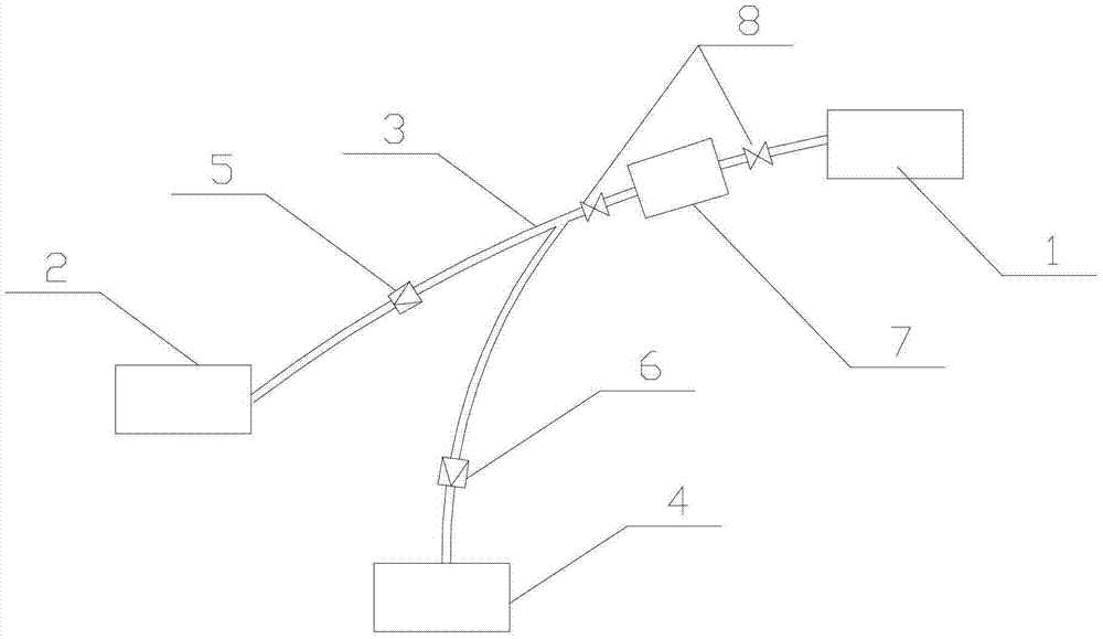 An auxiliary vacuum booster braking device