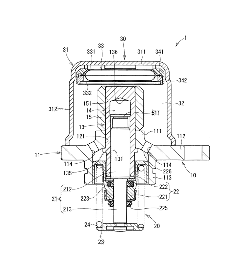 Valve device and high pressure pump using the same