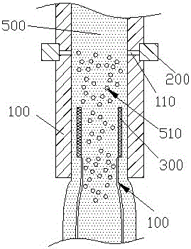 A melt-spun structure