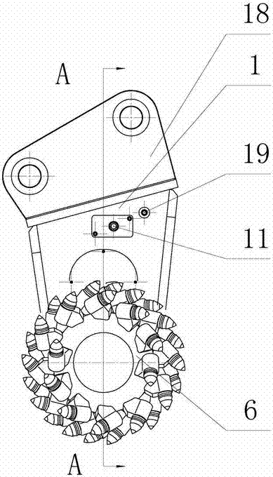 A milling device