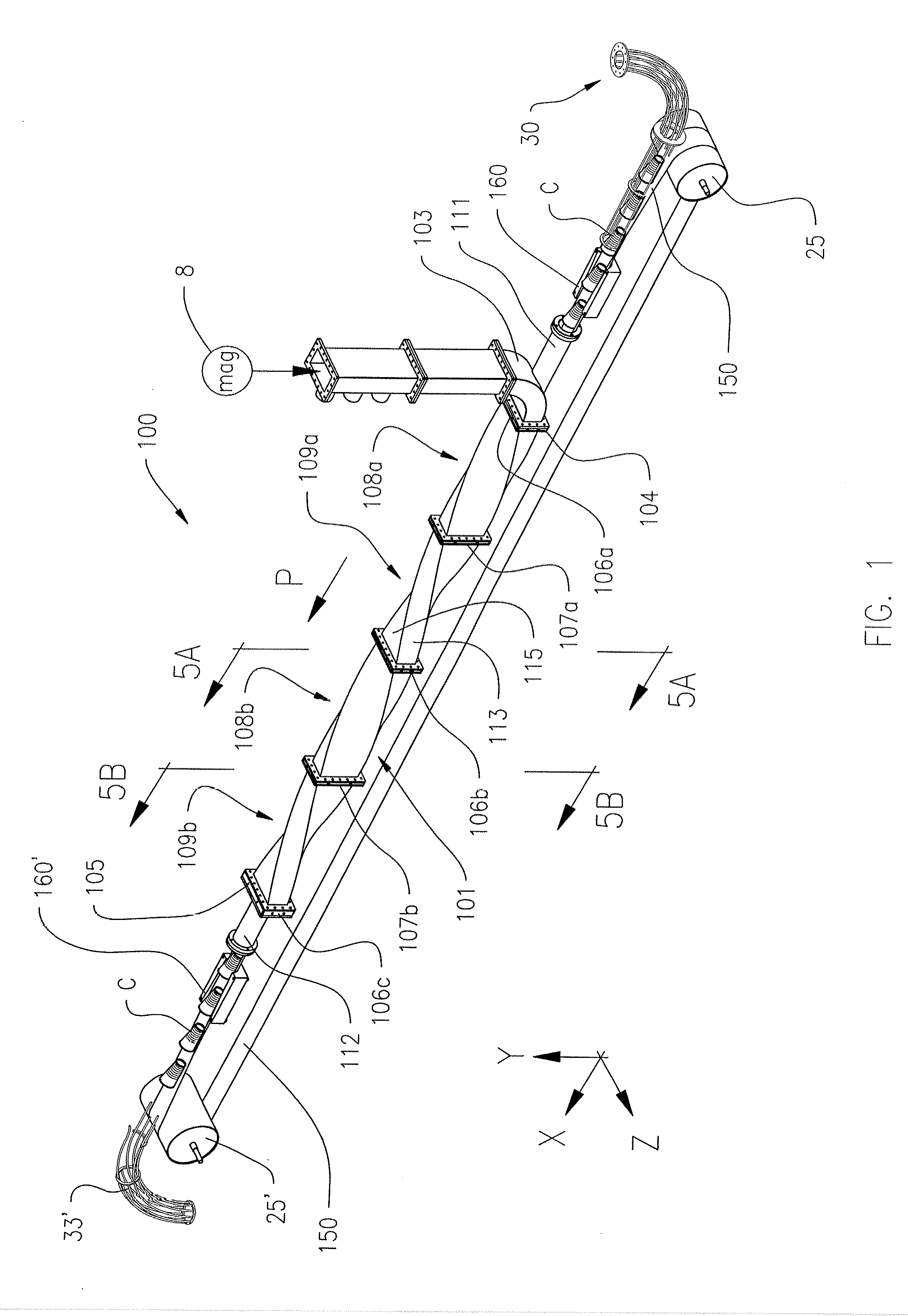 Waveguide Exposure Chamber for a Micrwave Energy Applicator